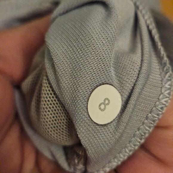 Lululemon Strappy Sports Bra Athletic Yoga Performance Gray Pink Women's Size 8 - Picture 4 of 4